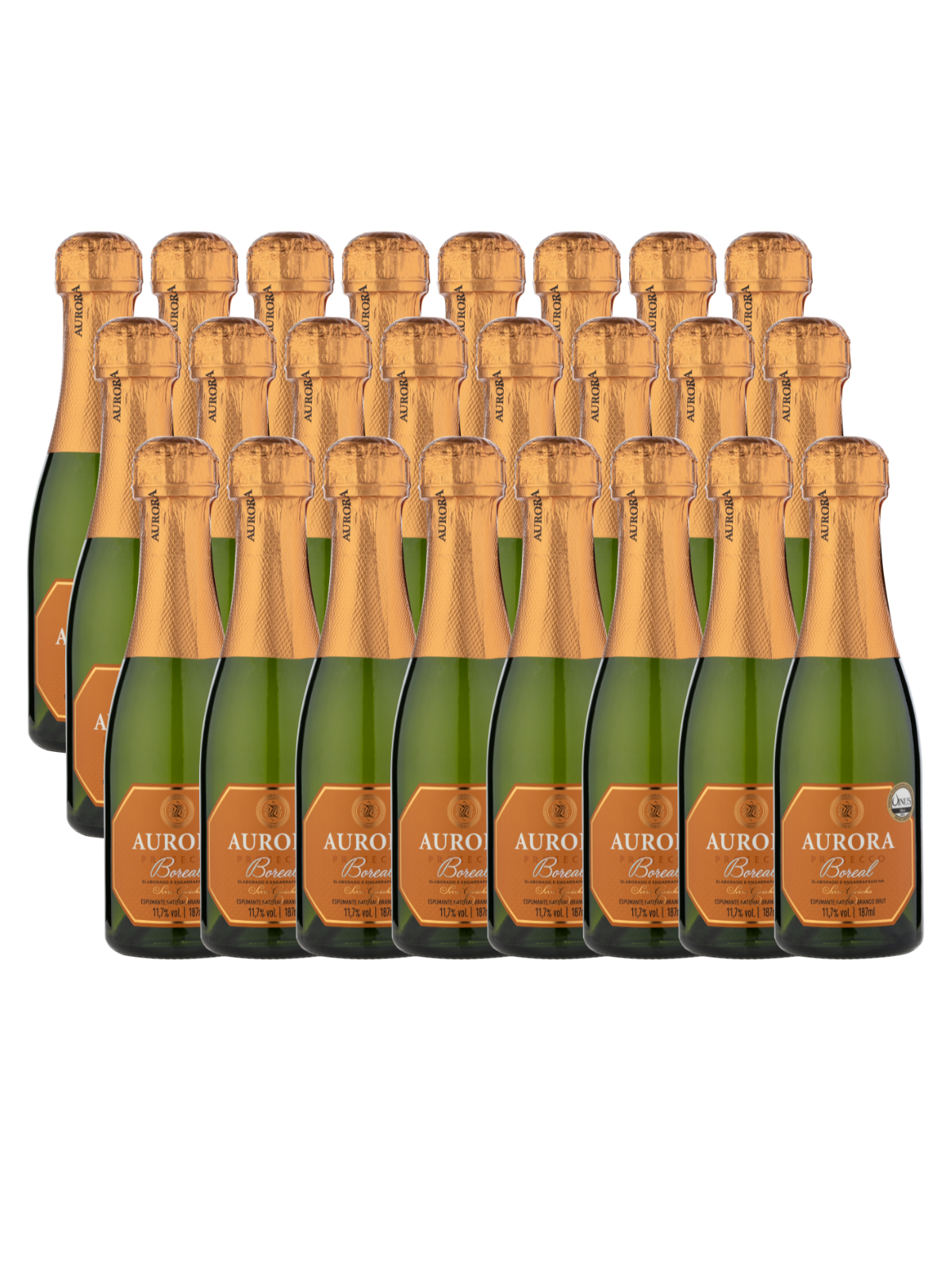 Kit Mini Espumante Prosecco 187ml - 24 unidades