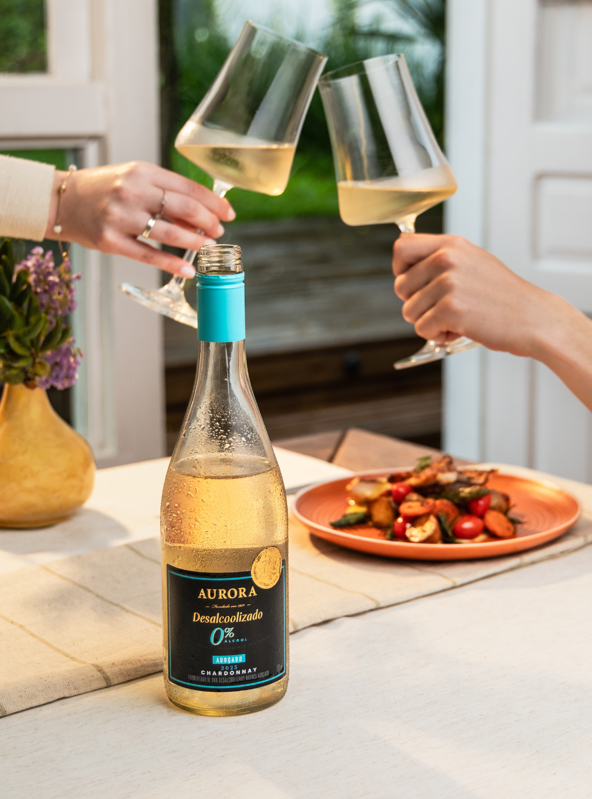 Aurora Desalcoolizado Chardonnay Adoçado