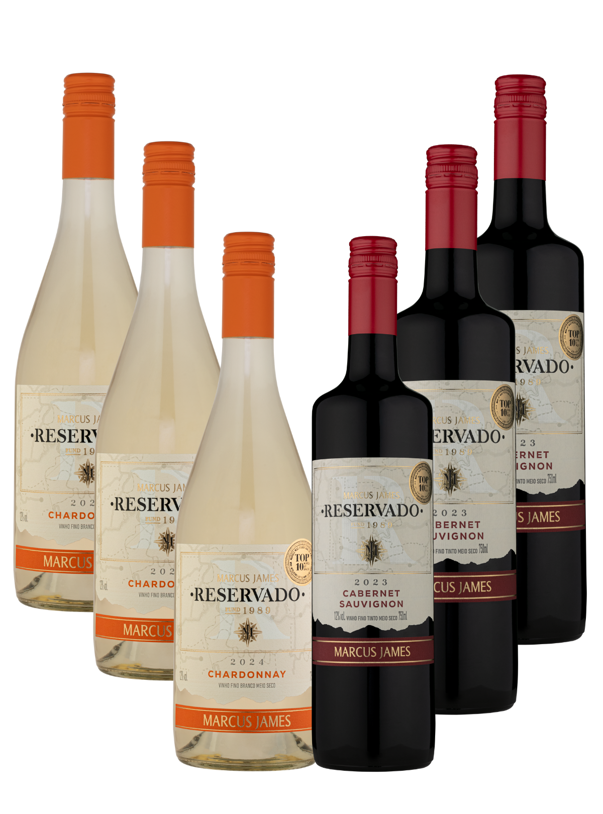 Kit Marcus James Chardonnay e Cabernet Sauvignon