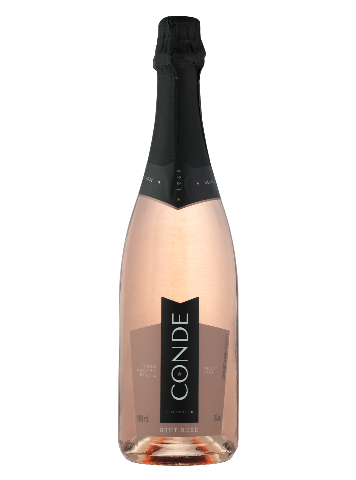 Espumante Conde de Foucauld Brut Rosé | Vinícola Aurora