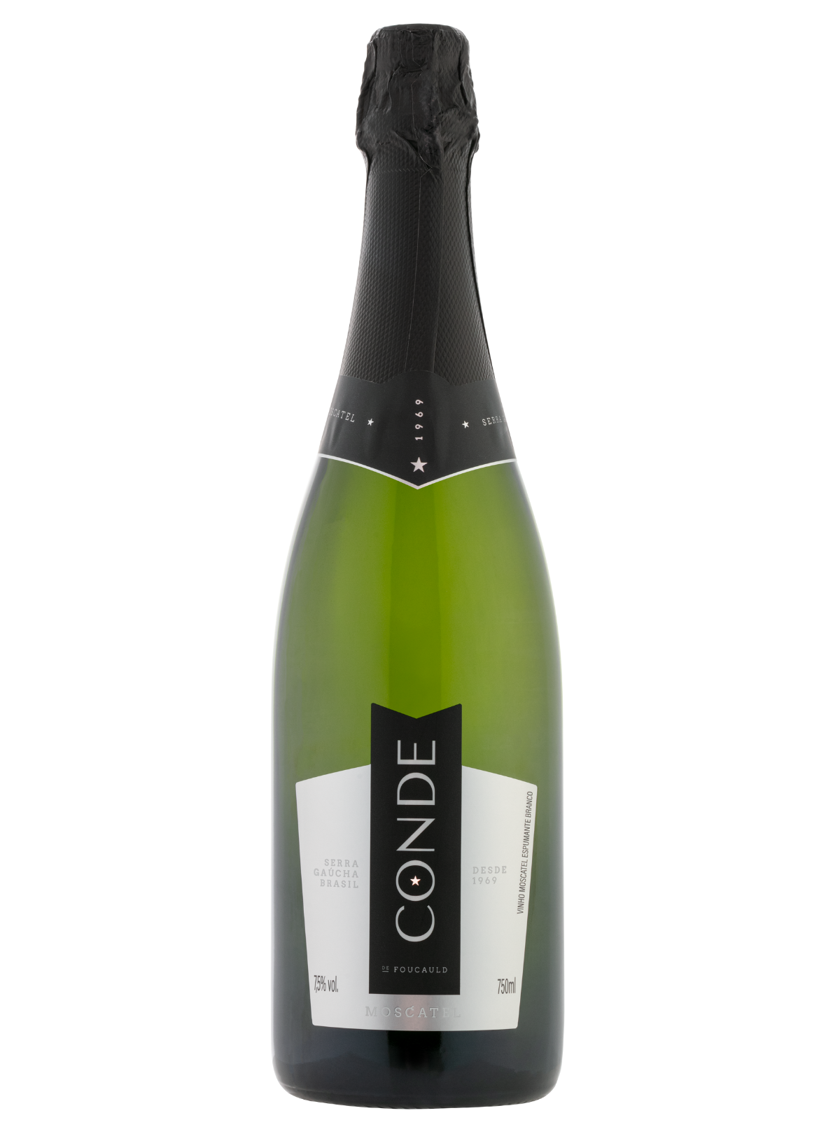 Espumante Conde de Foucauld Moscatel Branco Vinícola Aurora