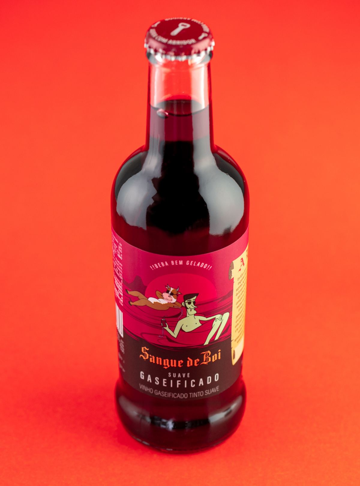 Sangue de Boi Gaseificado Tinto Suave 275ml