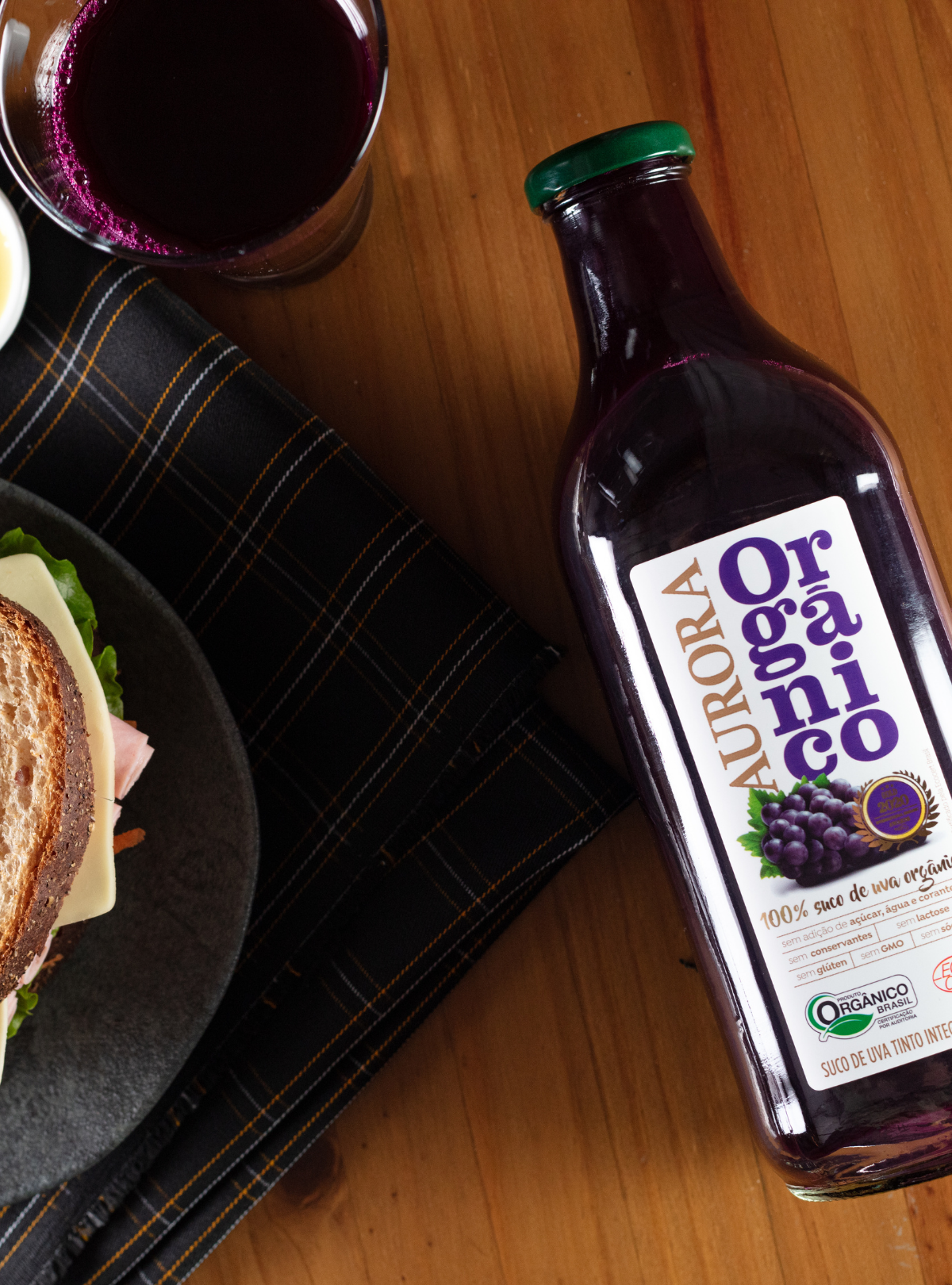 Suco Aurora Integral de Uva Orgânico 1L