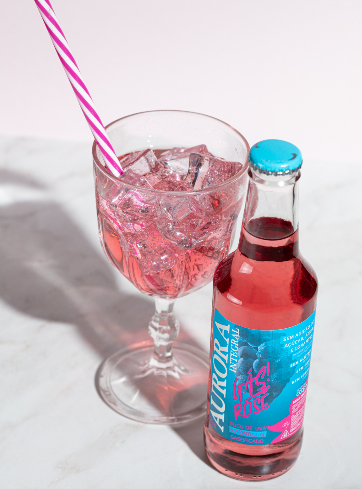 Suco de Uva Aurora Rosé Gaseificado 275ml