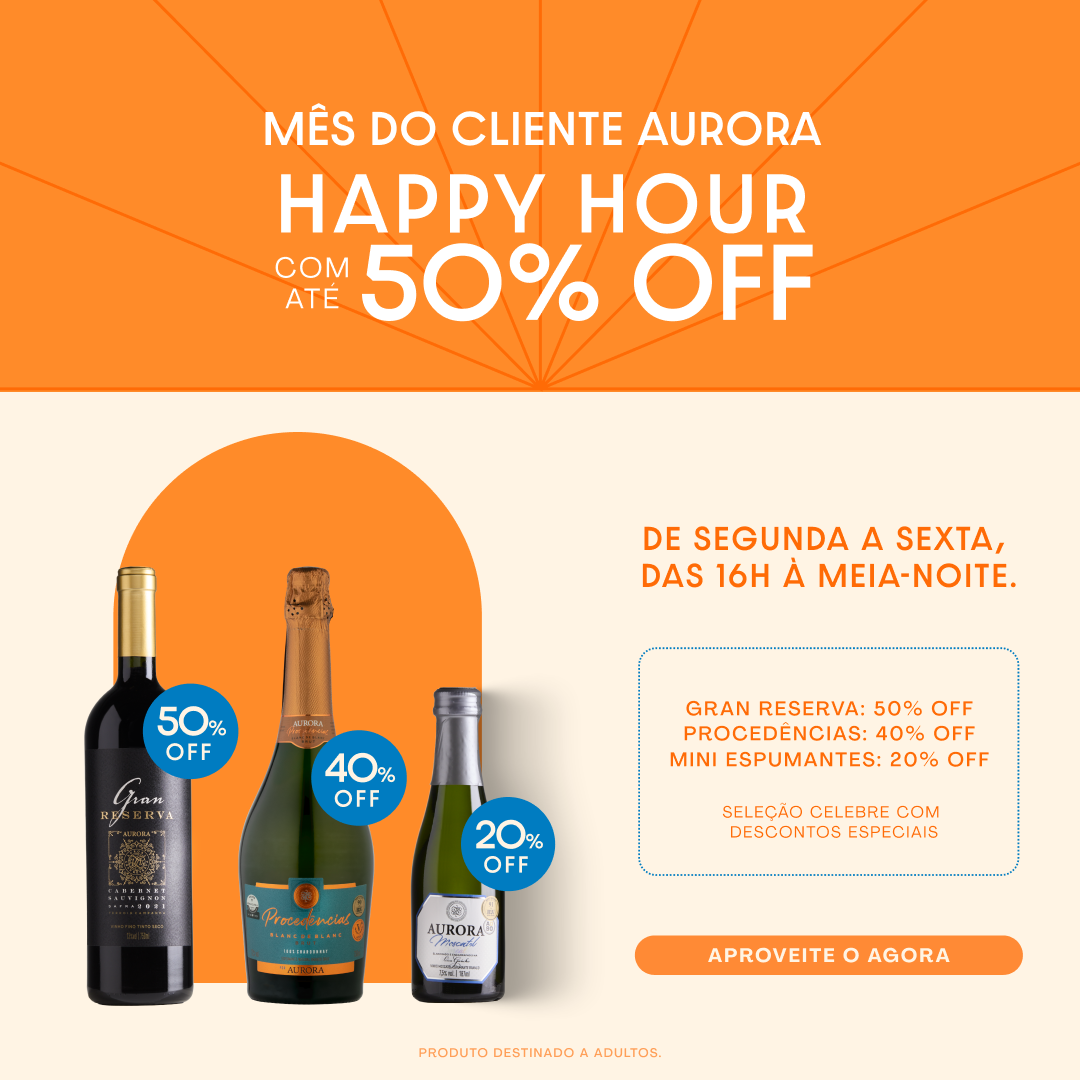 HAPPY HOUR - MÊS DO CLIENTE