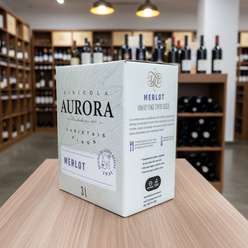 Aurora Varietal Merlot Bag In Box 3L