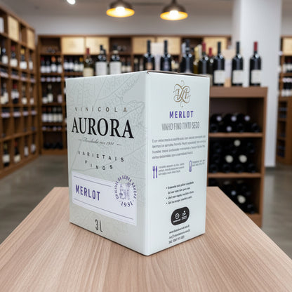 Aurora Varietal Merlot Bag In Box 3L