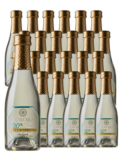 Box Aurora Mini Zero Álcool Branco 187ml – 24 Unidades