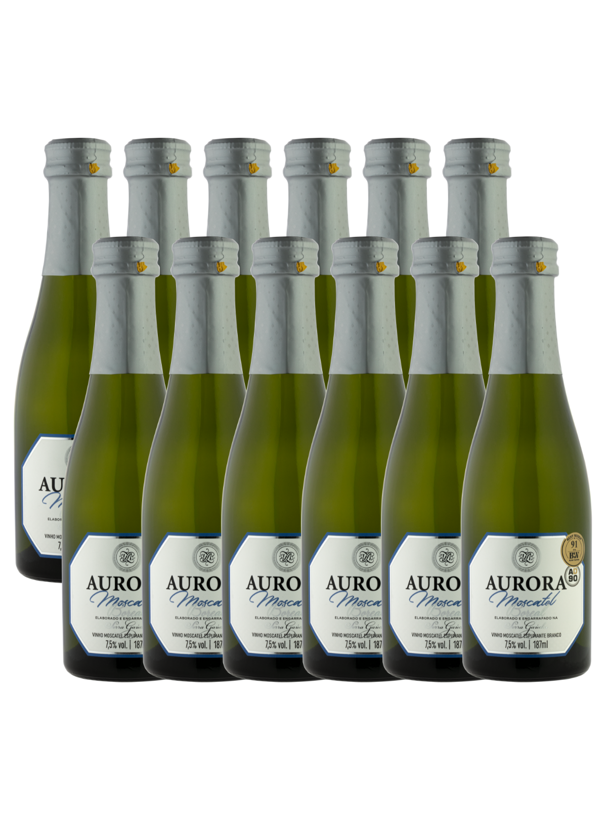 Kit Mini Espumante Moscatel com 12 unidades