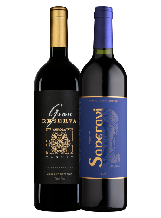 Box Aurora 9: Vinho Gran Reserva Tannat e Saperavi
