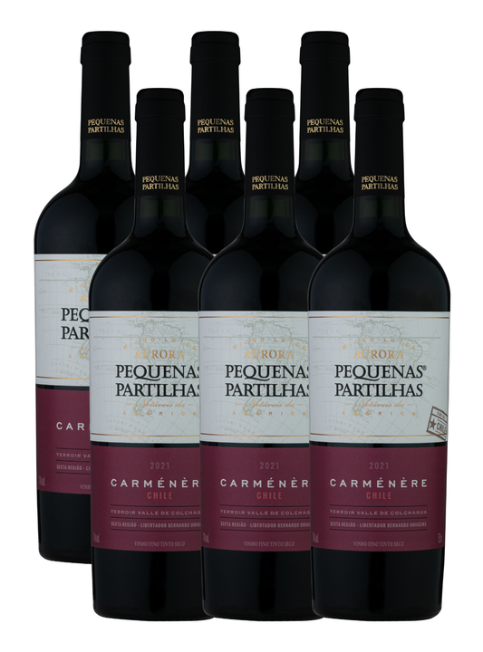 Kit Vinho Aurora Pequenas Partilhas Carménère - 6un