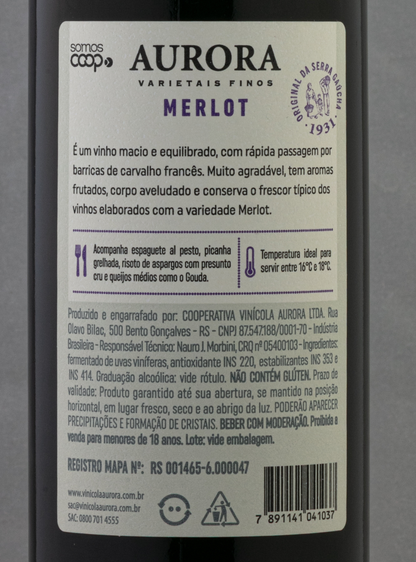 Mini Vinho Aurora Varietal Merlot