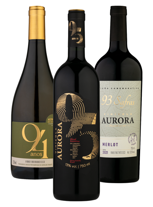 Kit Comemorativo Aurora 93, 94 e 95 Anos