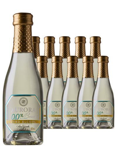 Box Aurora Mini Zero Álcool Branco 187ml – 12 Unidades