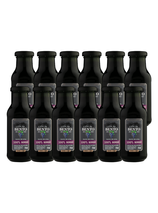 Suco de Uva Bordô Casa de Bento 295ml - 12Un