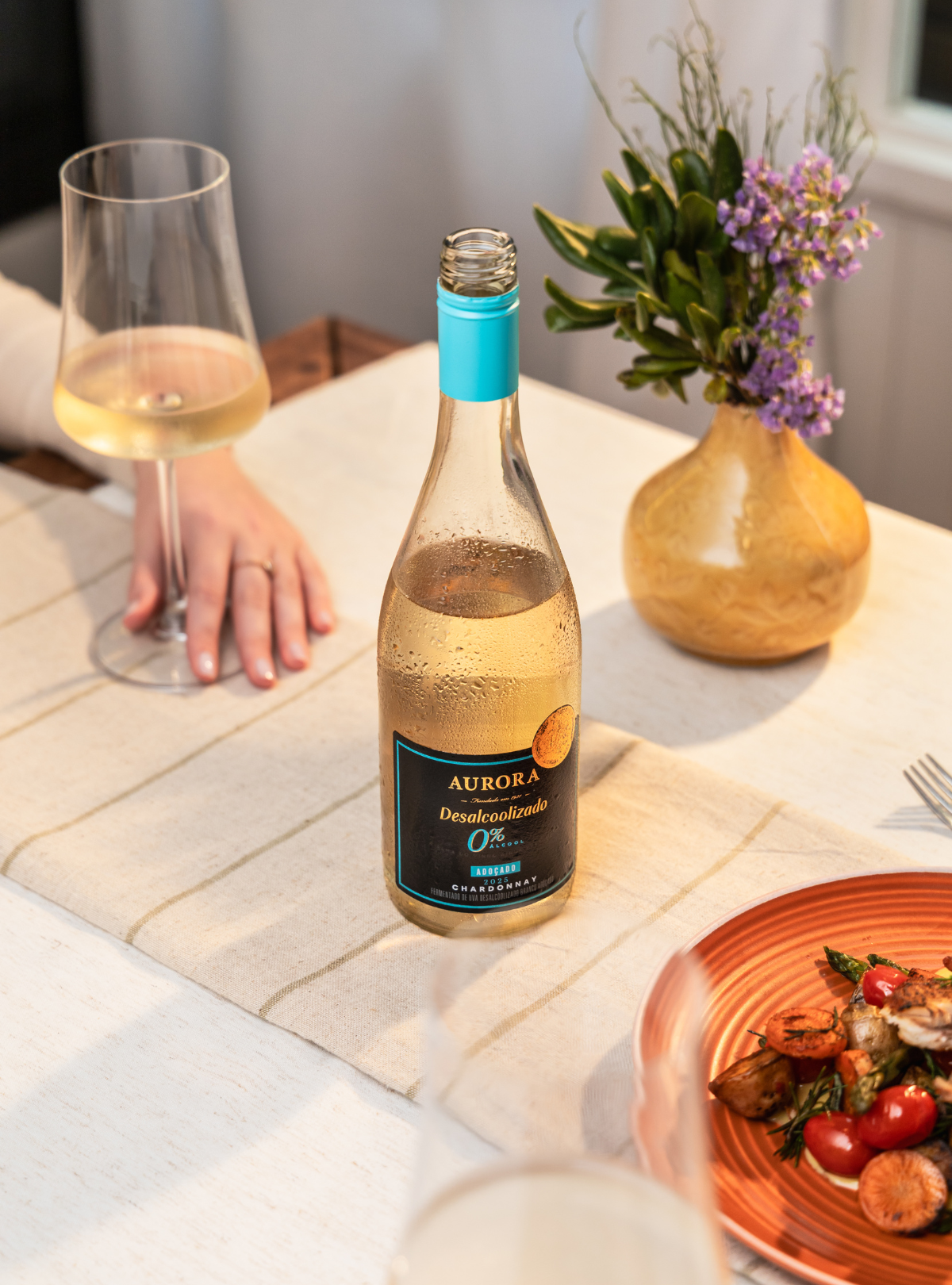 Aurora Desalcoolizado Chardonnay Adoçado