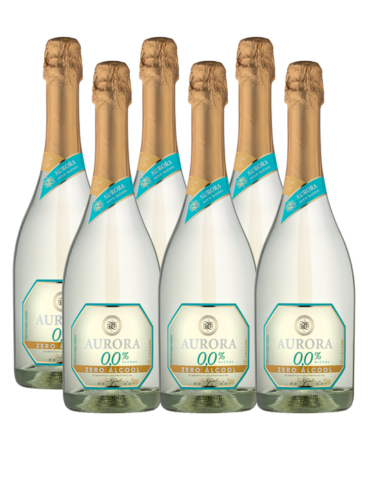 Aurora 0,00% Branco - Zero Álcool - 6un