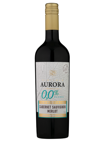 Aurora 0,00% Cabernet Sauvignon e Merlot - Zero Álcool