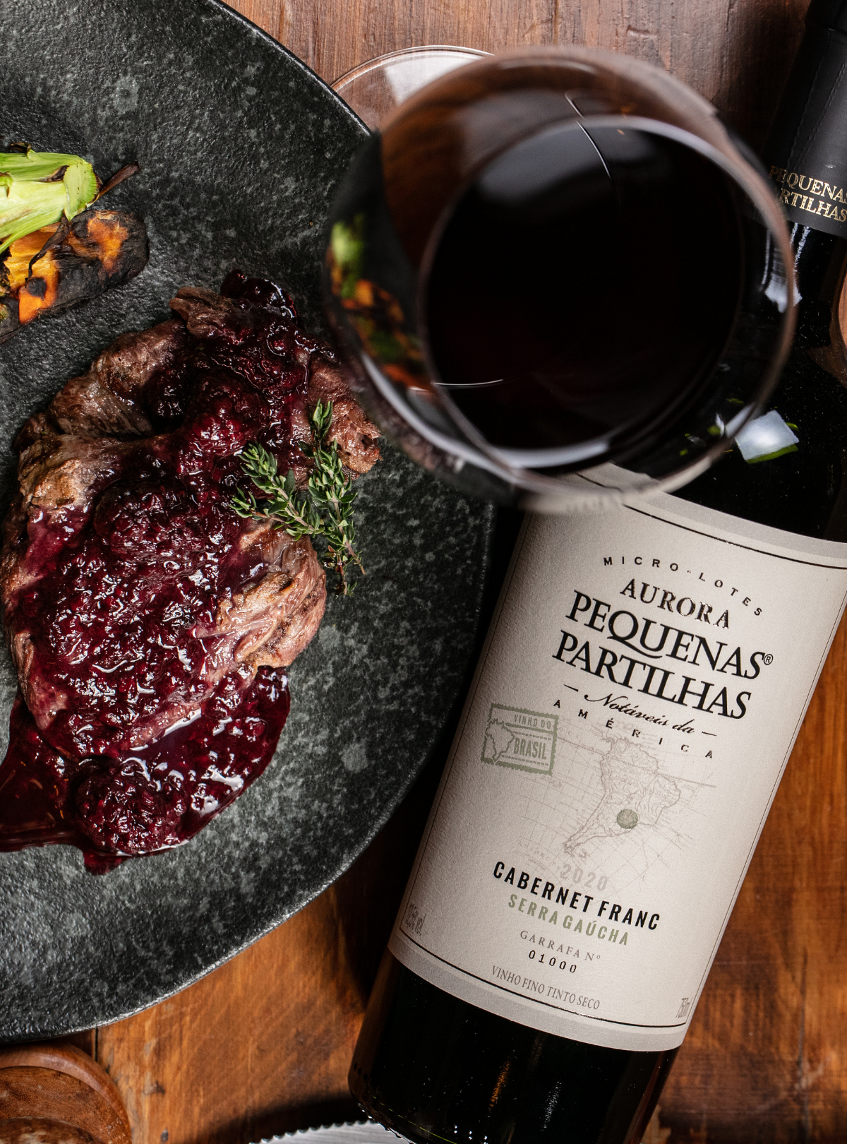 Vinho Aurora Pequenas Partilhas Cabernet Franc