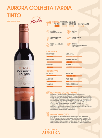 Aurora Colheita Tardia Tinto