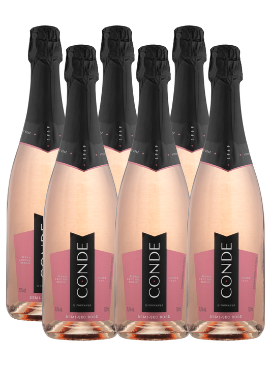 Conde de Foucauld Demi-Sec Rosé - 6un