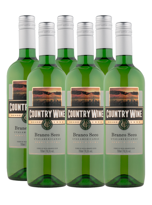 Country Wine Branco Seco - 6un