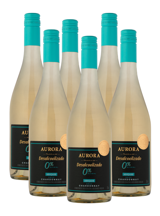Aurora Desalcoolizado Chardonnay Adoçado - 6un