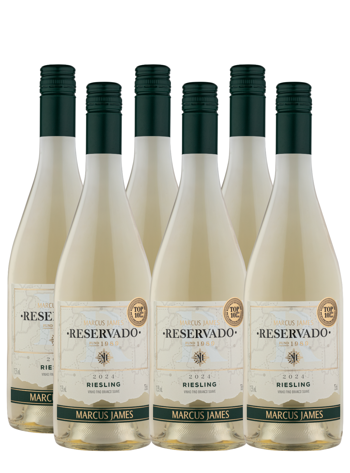 Marcus James Riesling Suave - 6un | Vinícola Aurora