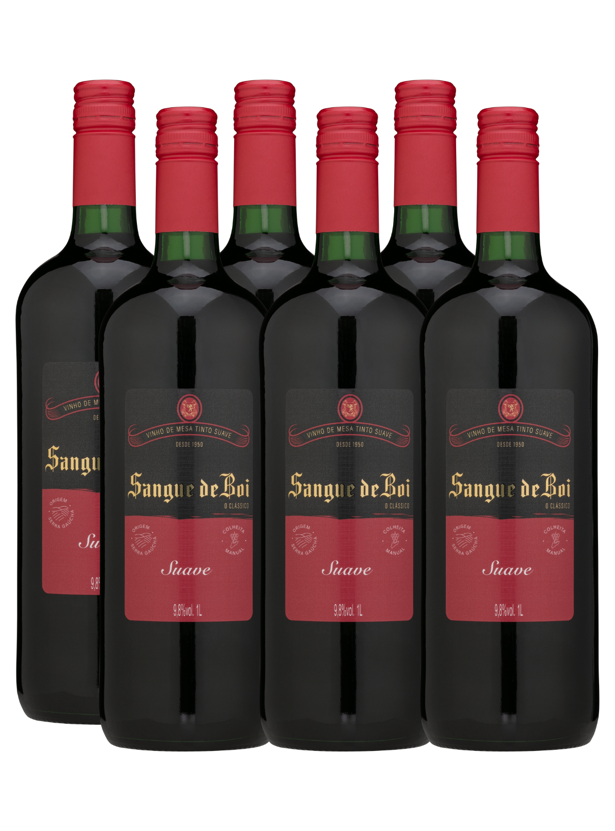 Sangue de Boi Tinto Suave 1L - 6un