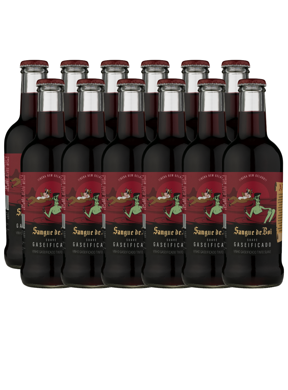 Sangue de Boi Gaseificado 275ml - 12un