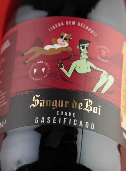 Sangue de Boi Gaseificado Tinto Suave