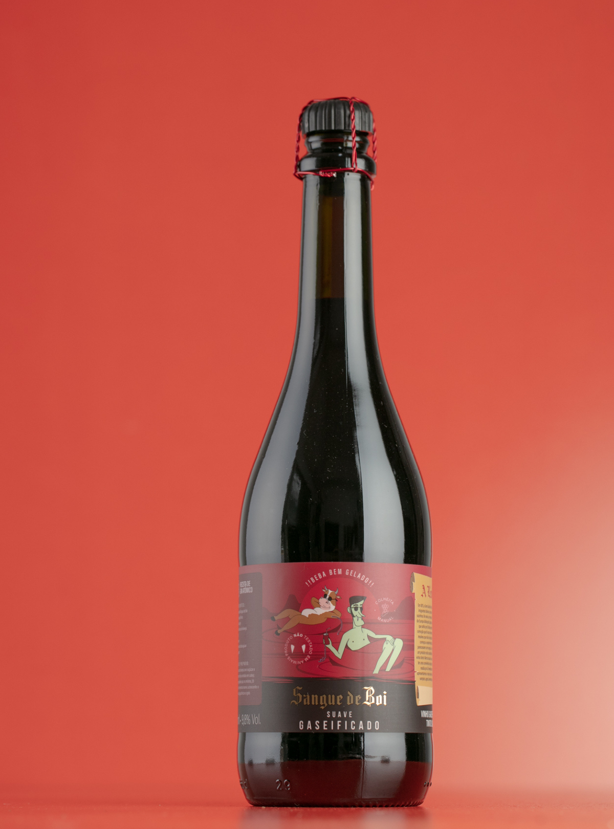 Sangue de Boi Gaseificado Tinto Suave