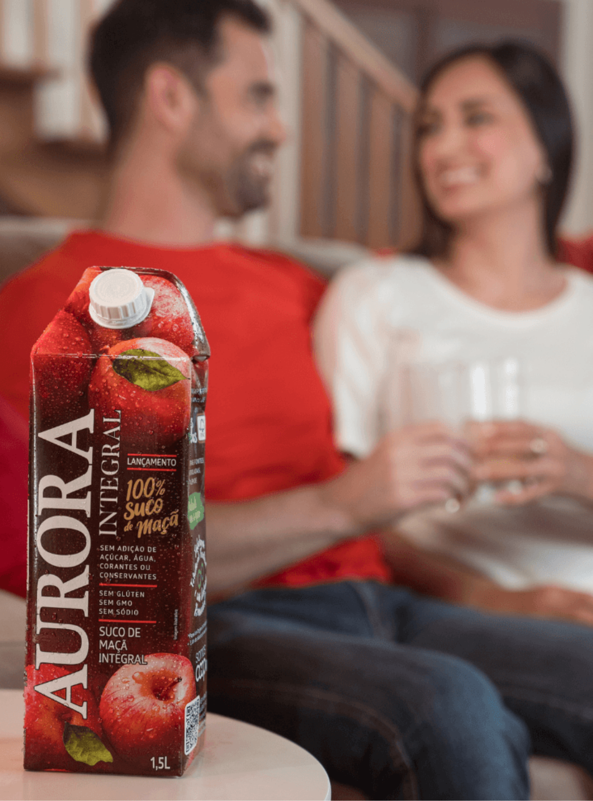 Suco Aurora Integral de Maçã 1,5L Tetra Pak