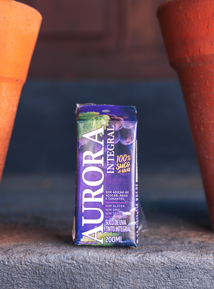 Suco Aurora Integral de Uva 200ml Tetra Pak