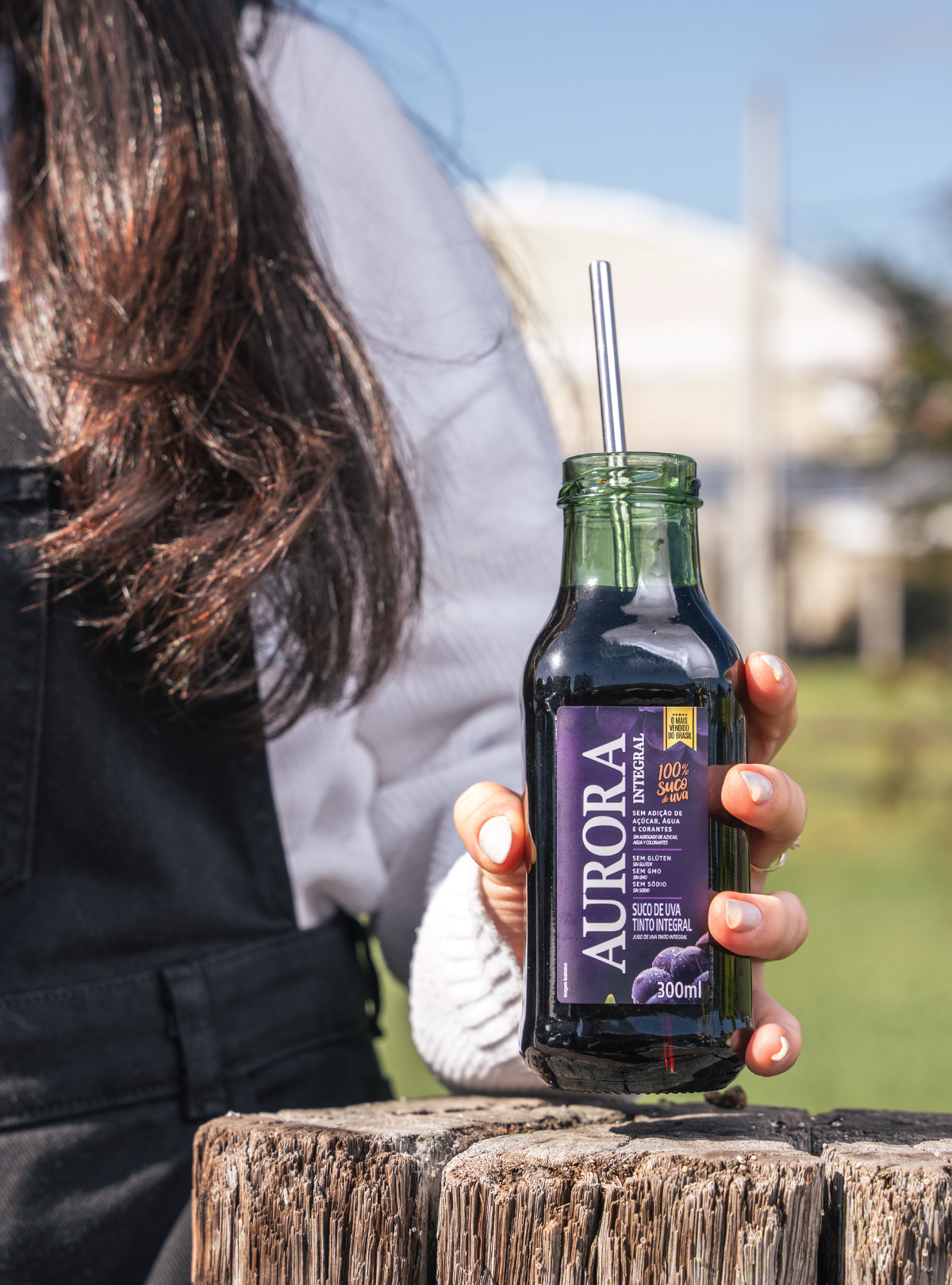 Suco Aurora Integral de Uva 300ml