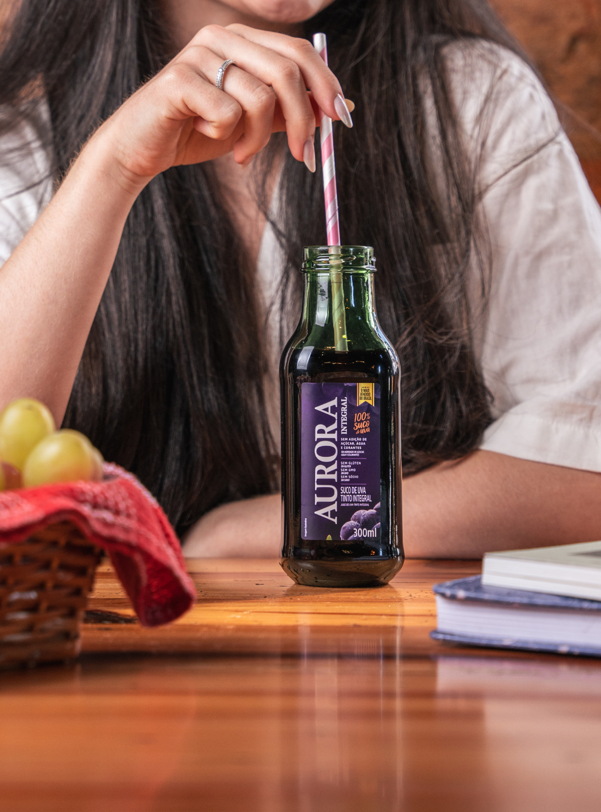 Suco Aurora Integral de Uva 300ml