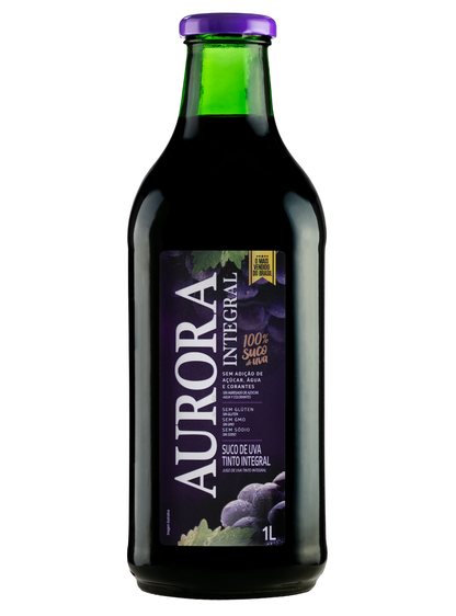 Suco Aurora Integral de Uva Tinto 1L