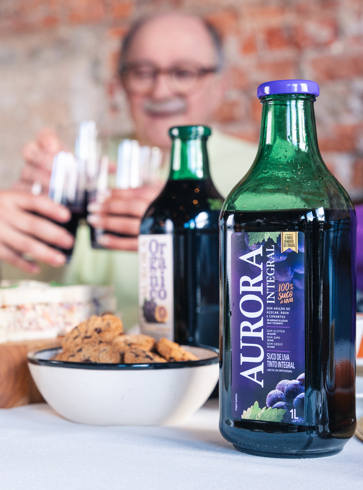 Suco Aurora Integral de Uva Tinto 1L