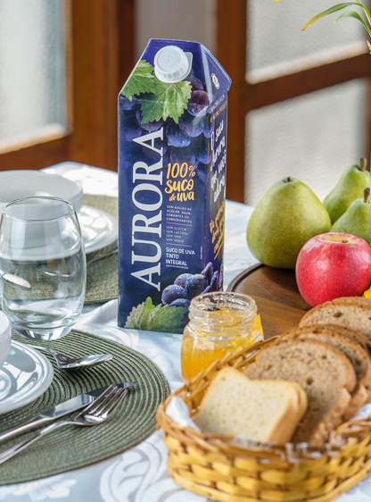Suco Aurora Integral de Uva Tinto Tetra Pak 1,5L