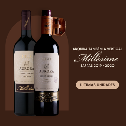 Vertical Aurora Millésime Cabernet Sauvignon - Safras 2019 e 2020