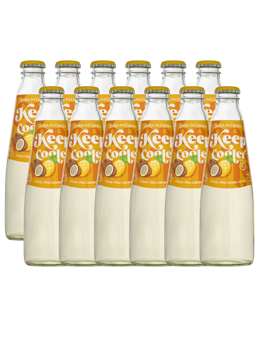 Kit Keep Cooler Pina Colada Garrafa com 12 unidades